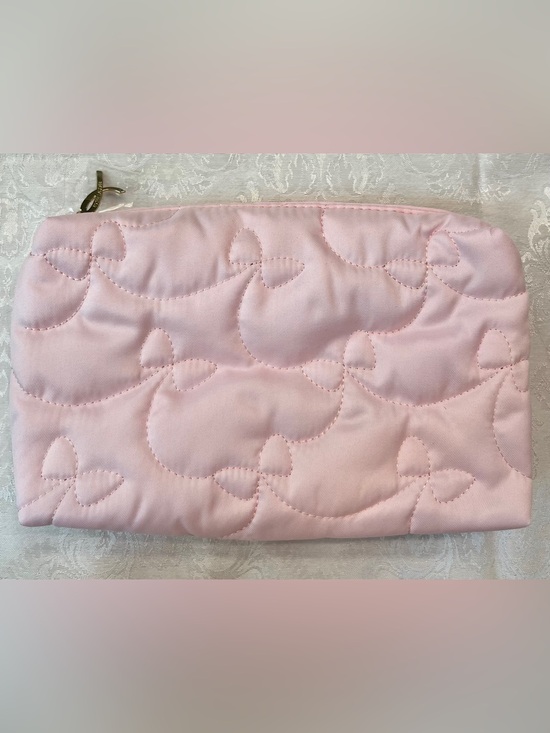Estee Lauder Handbags - Estée Lauder Quilted Light Pink Cosmetic Pouch Breast Cancer Research Foundation